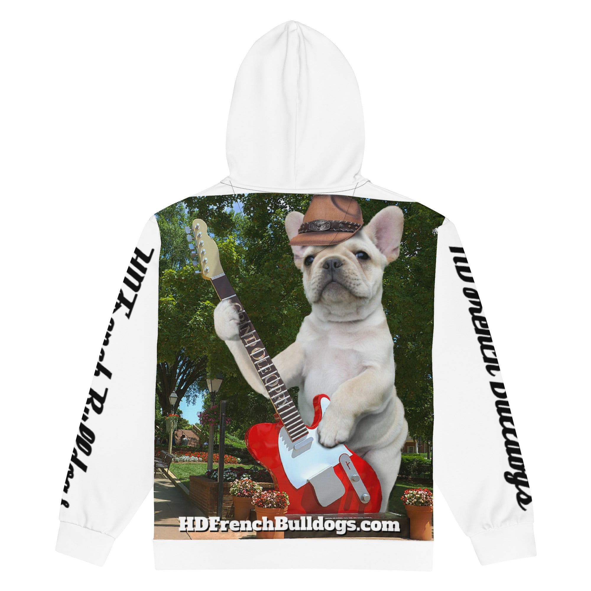 HDFrenchie Unisex zip hoodie